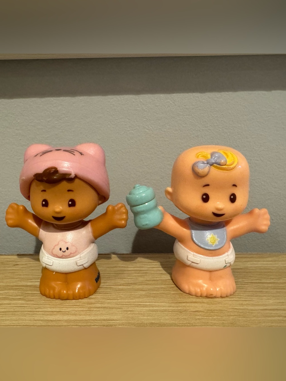 Little People 1-2-3 Babies Playdate Replacement Babies Hispanic Kitty Ears Pink